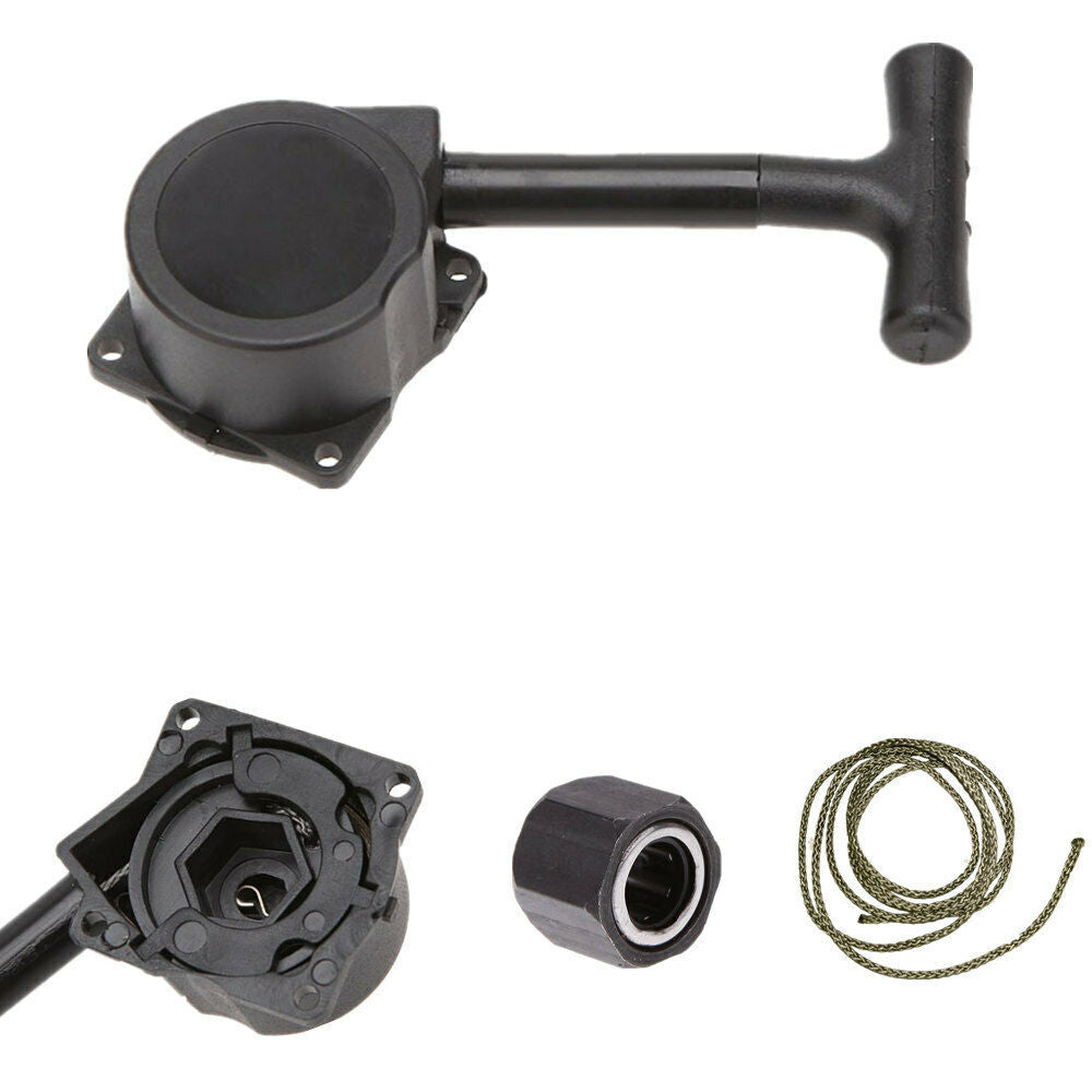 RC Car Engine Pull Starter with 12mm Hex Nut for 1:10 RC Nitro Car Parts