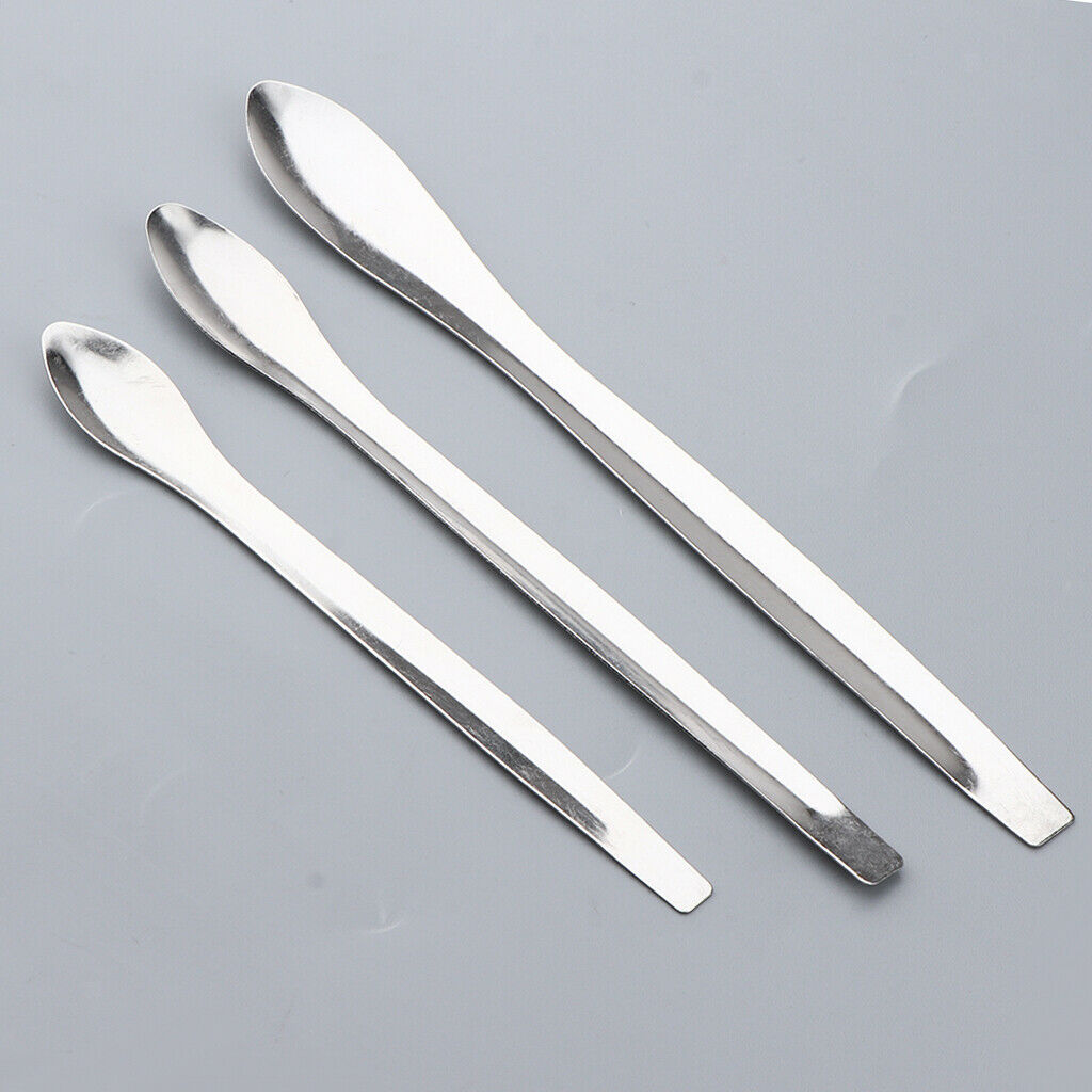 3pcs/Lot Stainless Steel Little Lipstick Spoons for Lip Stick Balm Gloss DIY