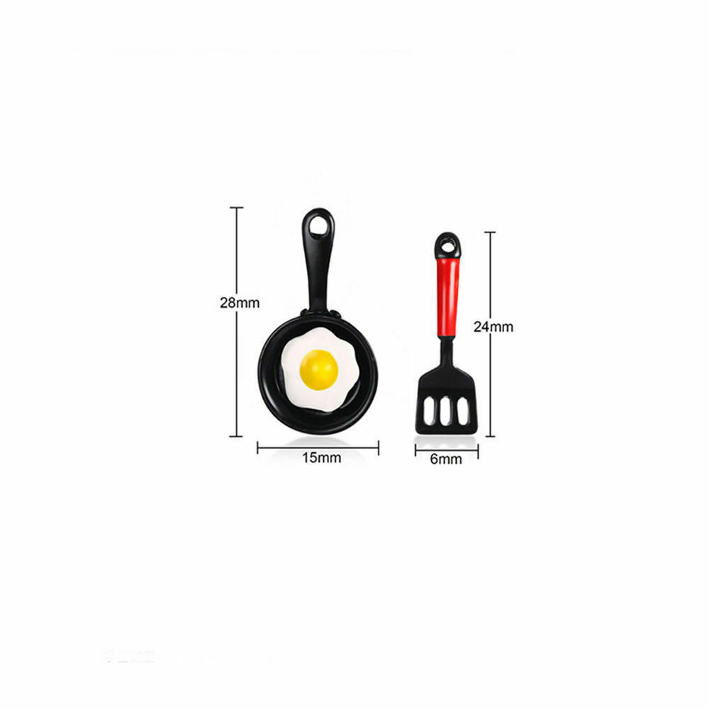Cartoon Asymmetric Stud Earrings Enamel Fried Egg Earrings For Women Jewelry