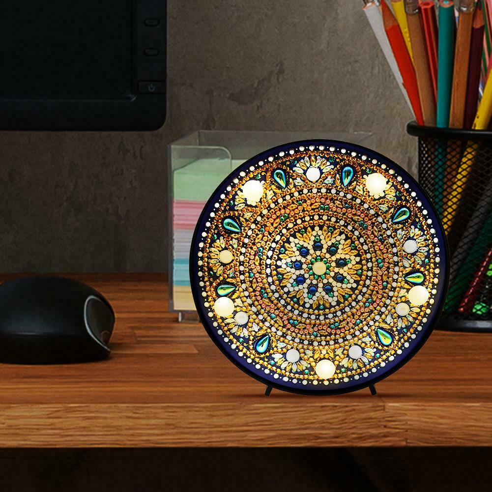 DIY LED Full Drill Special Shaped Diamond Painting Night Light Kids Gifts @