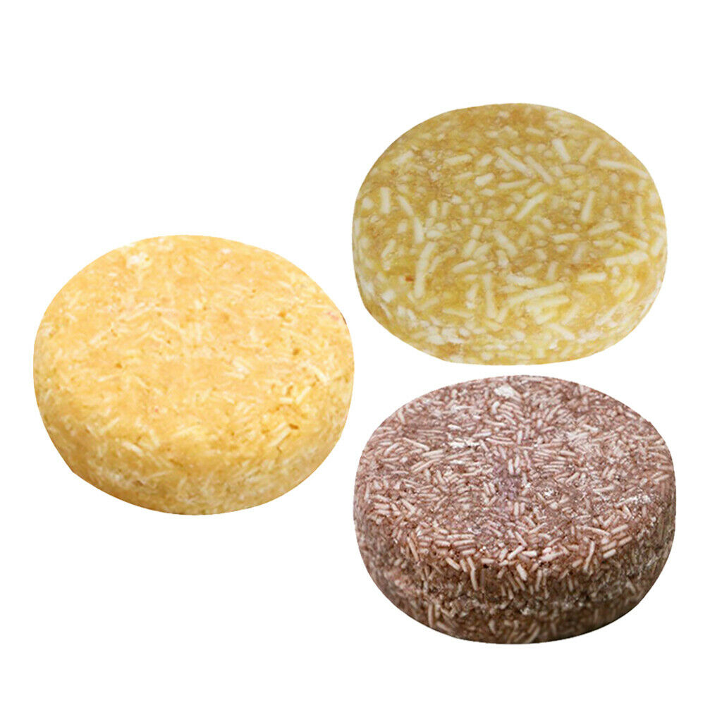 3x Solid Handmade Shampoo Soap Bar Moisturizing Shampoo Bar Oil Control