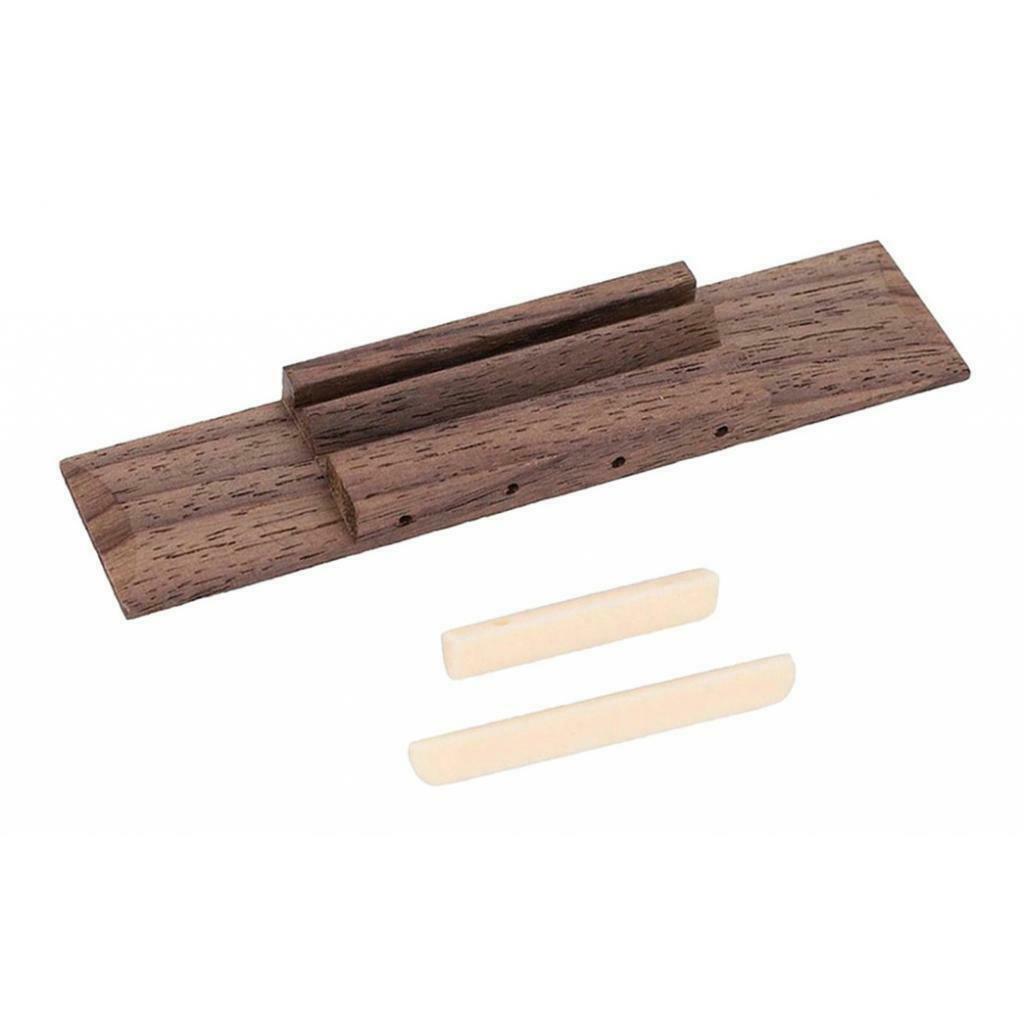 Ukulele Rosewood Bridge Saddle Saddle Nut For Hawaii Guitar Replacement