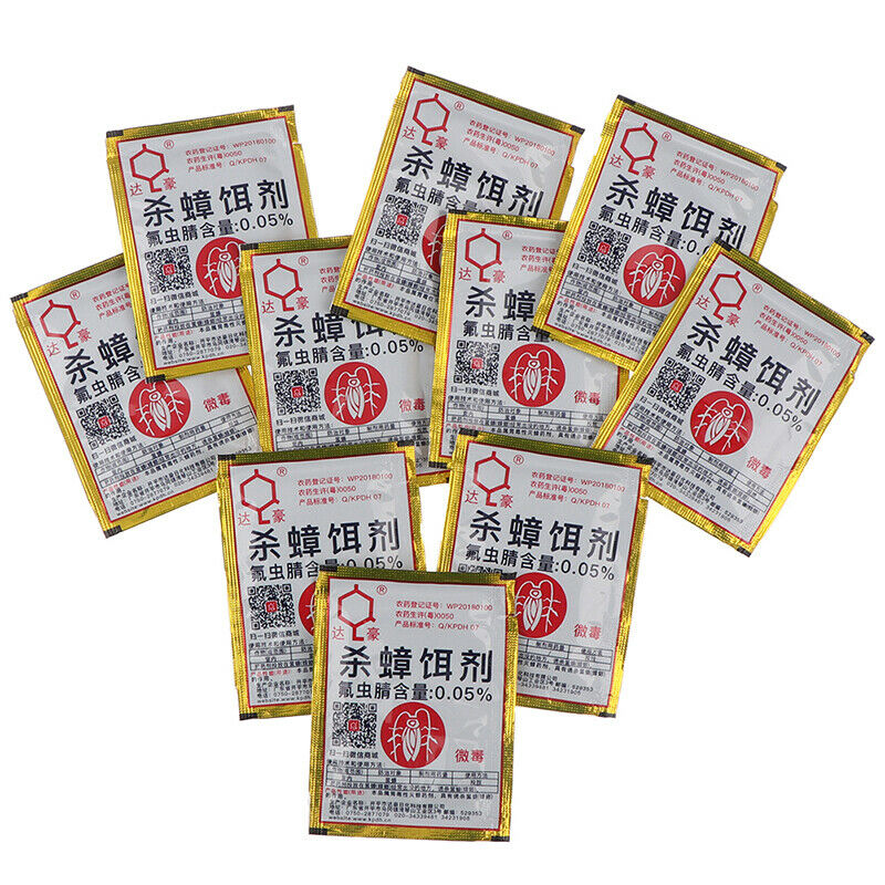 10pcs Powerful Pest Exterminator Insect Repellent Bait Removal Bag Cleaning R Wn