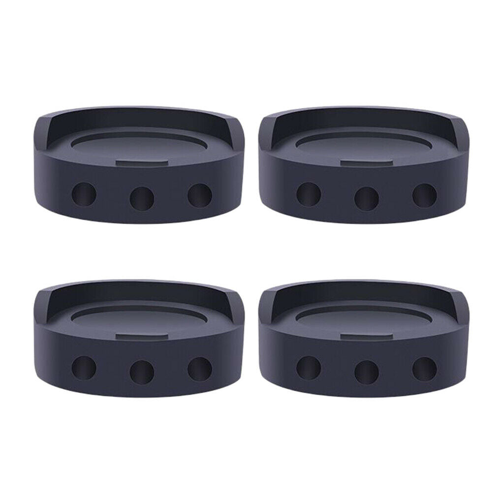 4Pieces Black Anti Vibration Pads Non Slip Grip Feet Pad for Washing Machine
