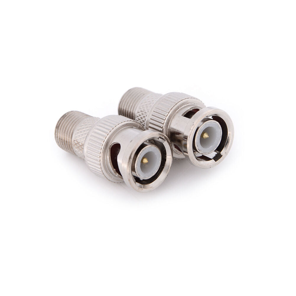 10pcs BNC Male Plug to F Female Jack Adapter Coax Connector Coupler 50jibacaIACA
