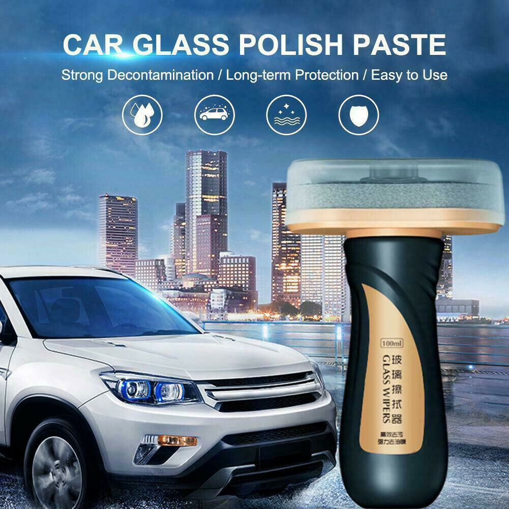 100ML Car Windshield Glass Care Polish Cleaner Oil Film Remover Rainproof Agent