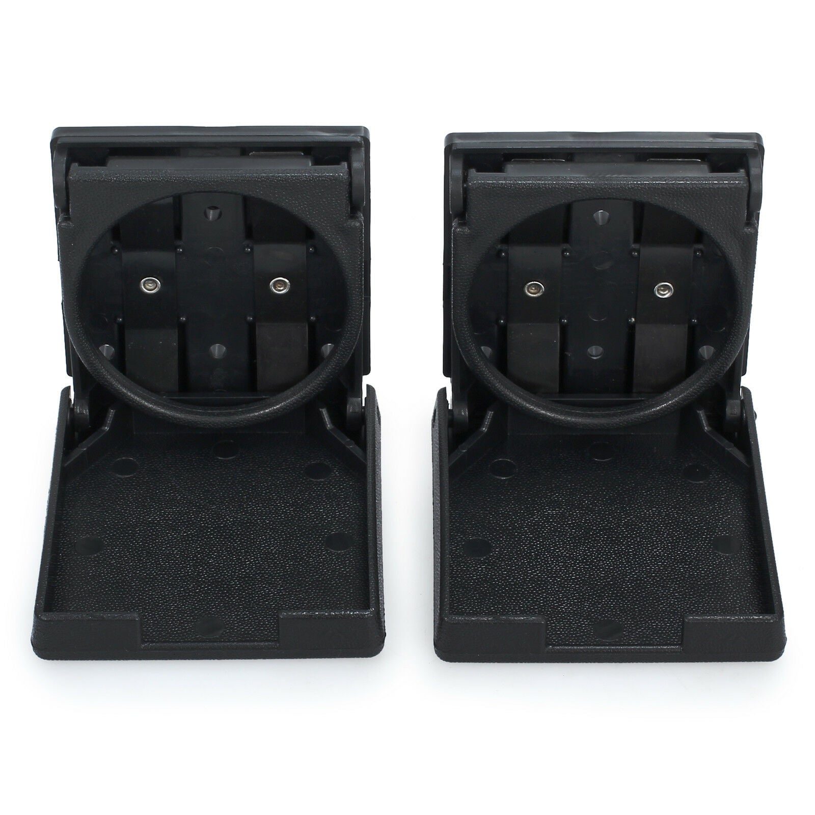1 Pair Vertical Style Screw in Home Wall Folding Flat 75mm Cup Holder Save Space