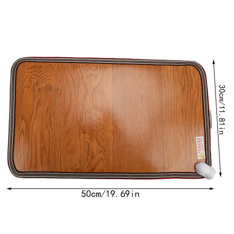 Leather Heating Foot Mat Warmer Electric Heating Pads 220VBDAU
