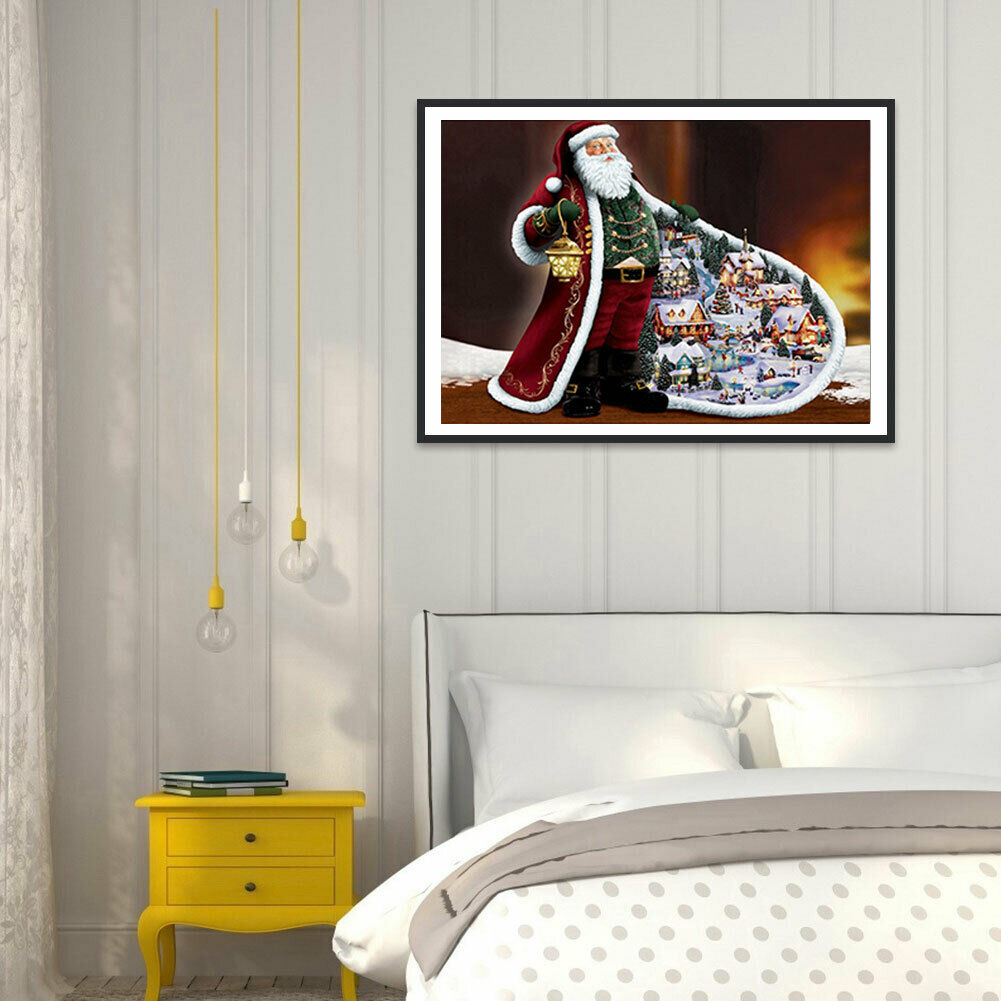 Santa Clause 5D Full Drill Diamond Painting Embroidery DIY Cross Stitch @