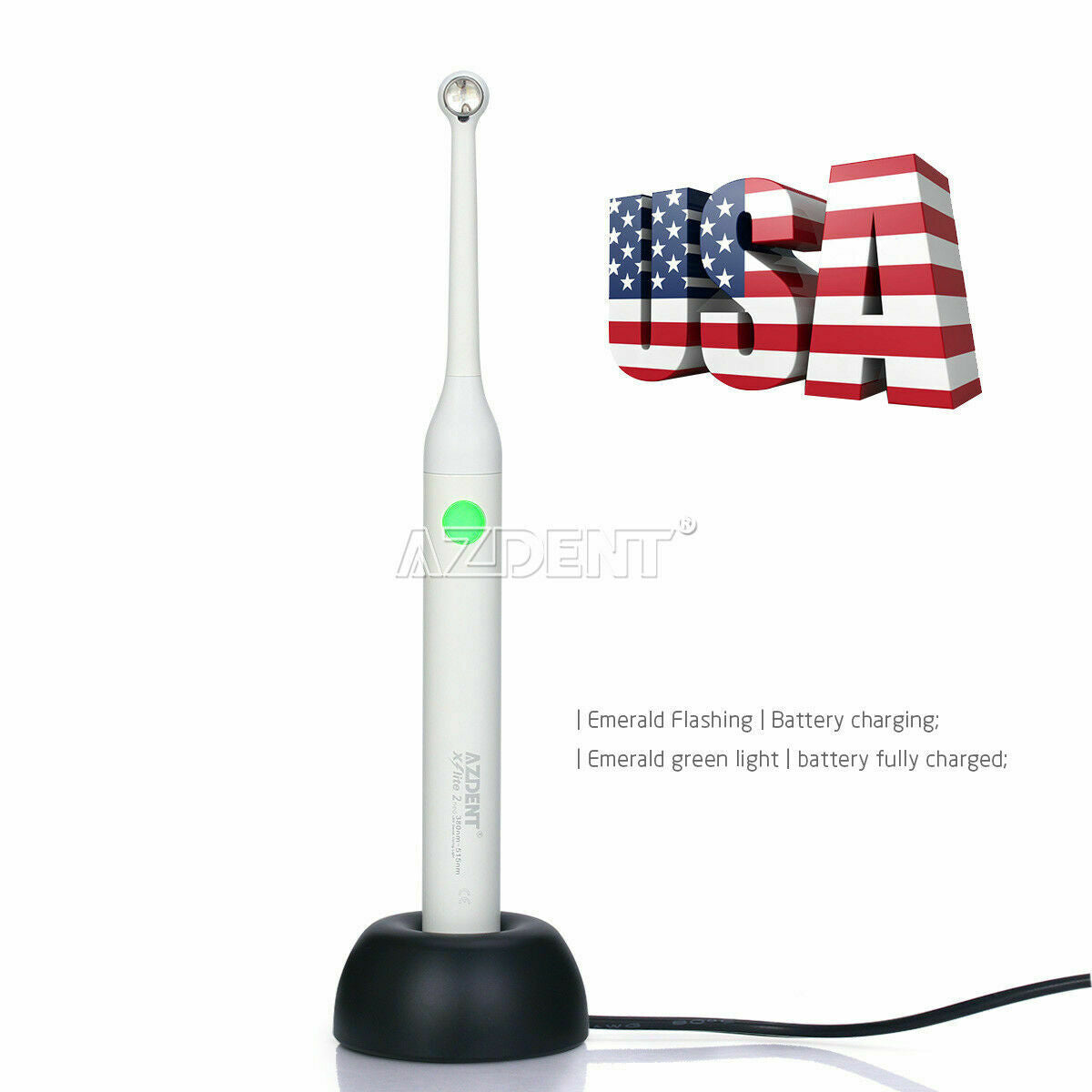 10PCS Denta X2 Curing Light 2300mW/cm² High Power l Broad Band LED UPS