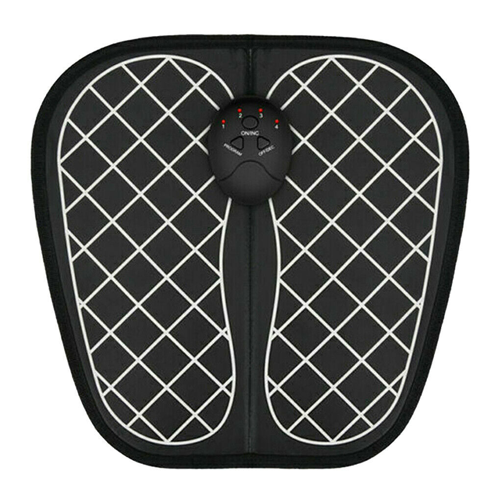 2pcs Electric Foot Massager Mat Vibration Acupoints Massager Relieve Fatigue