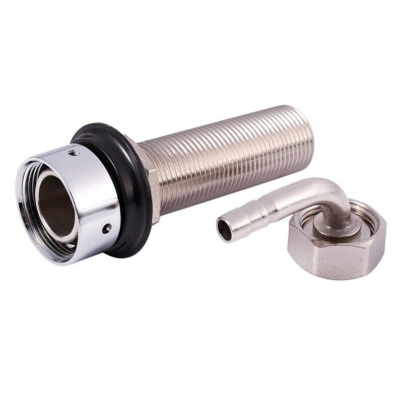 92.5mm Stainless Steel Elbow Shank  Tap Kegerator Draft  Faucet Accessories wiL8