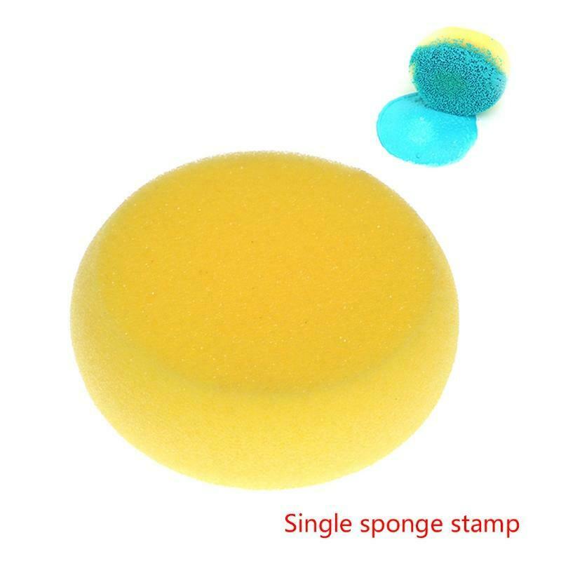 12Pcs Synthetic Sponges Round Watercolor Sponge for Artist Face Painting