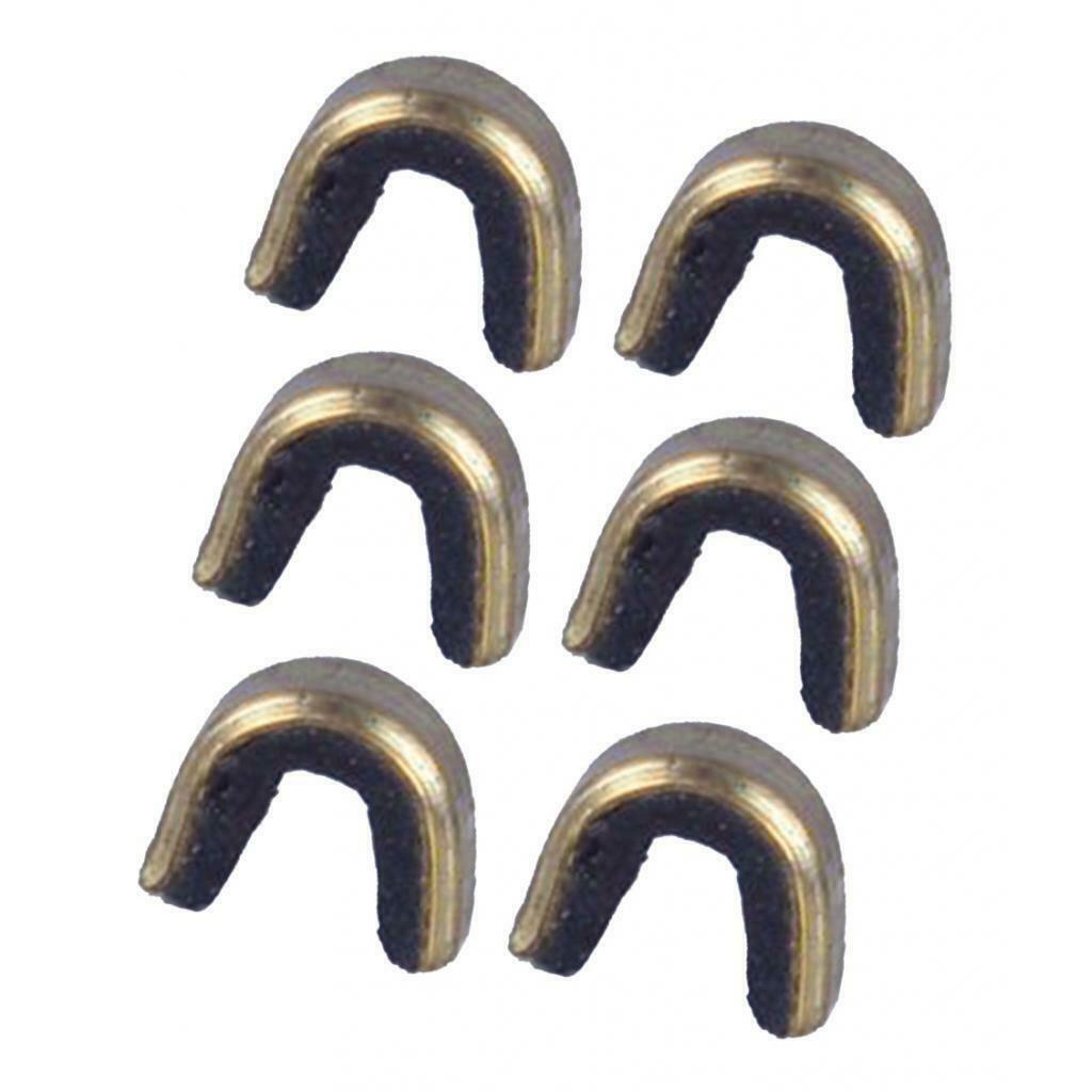 6 Packs Archery Strings Buckle Clips Nock Sets Brass Nocking Point Bow String