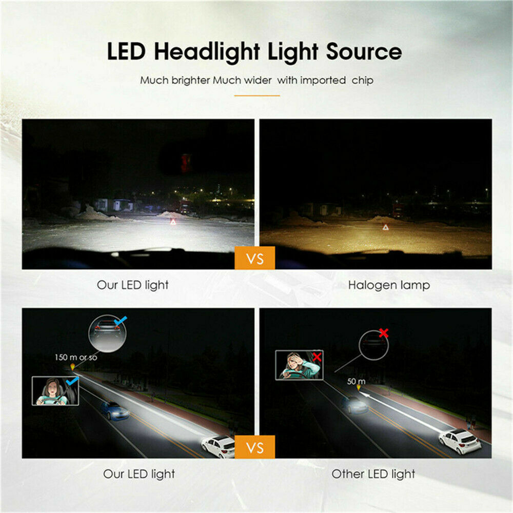 1Pair 881 LED Fog Light Driving Bulb 300 400 450 500 550 570 600 700 Xenon 7500K