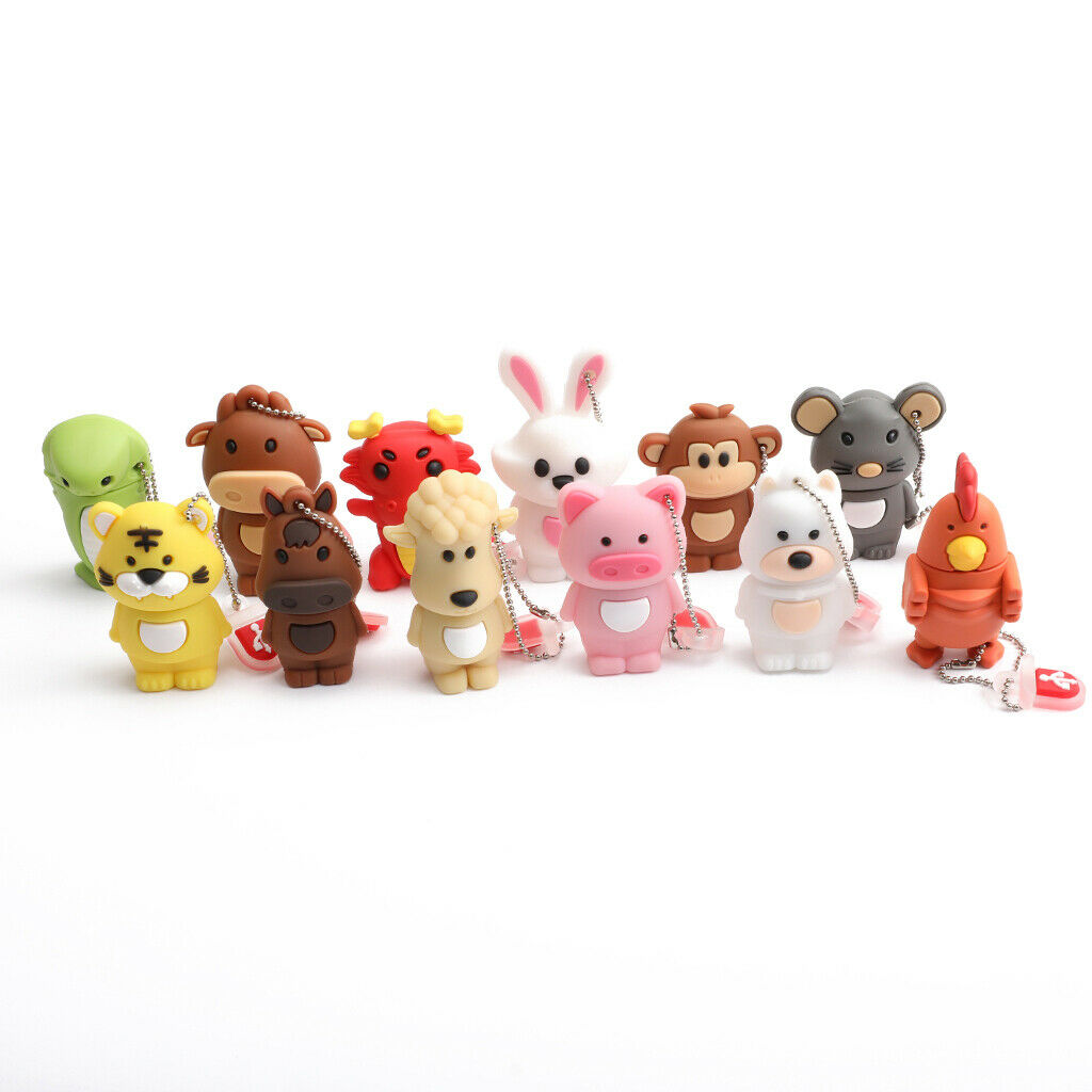 Creative Chinese Zodiac Animal Mouse USB Flash Drive Memory Stick 32G