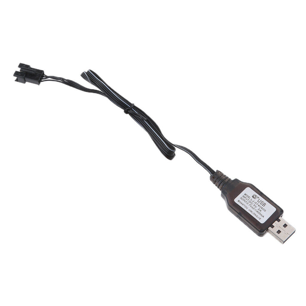 1PCS 7.4V USB to SM 4-Pin Li-po Battery Charging Cable Cord for RC Toys Drone
