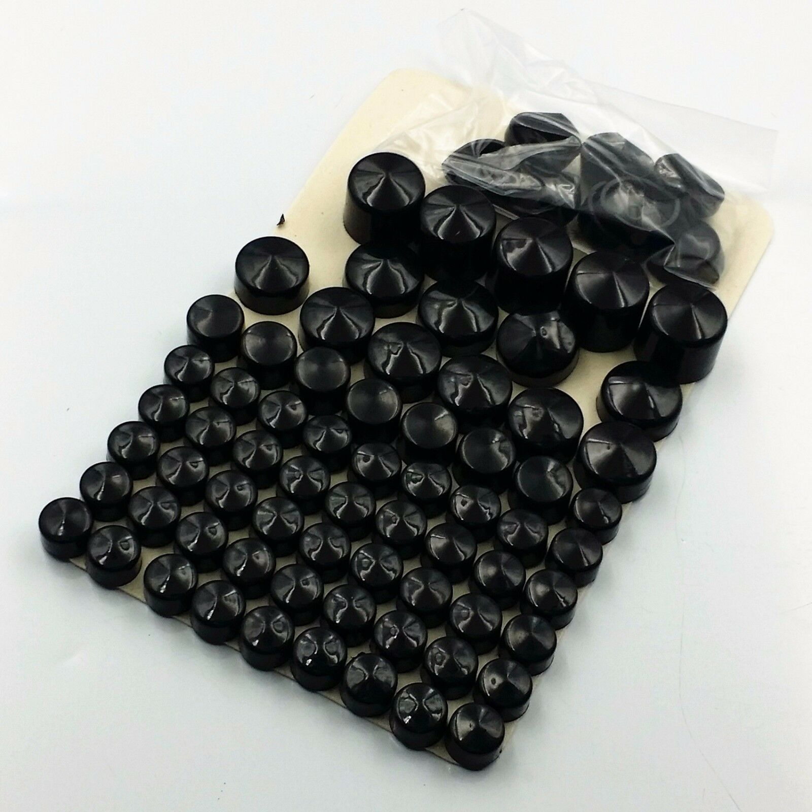 Black Bolts Toppers Caps Nut Cover for 1991-12 Twin Cam Dyna Super Glide FXD