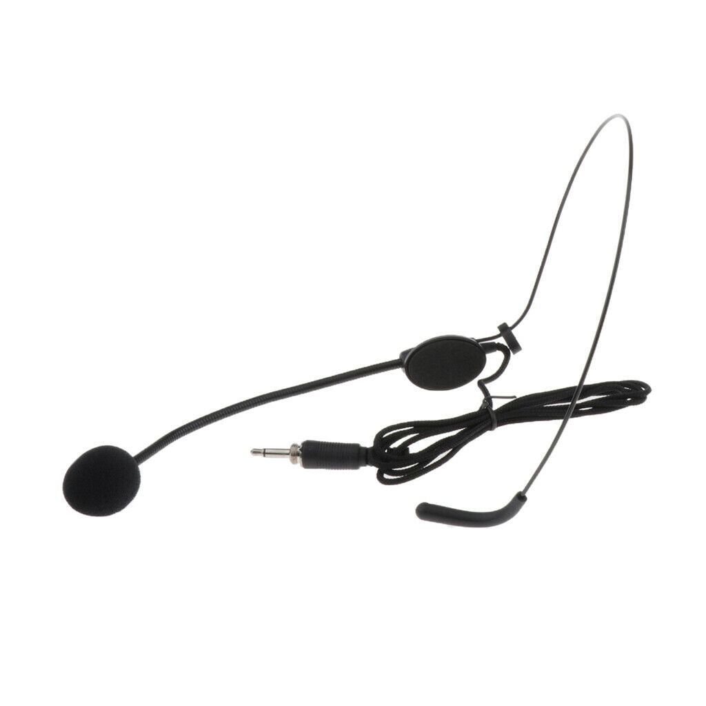 1/8" (3.5mm) Headset Microphone Condenser System for Speakers Broadcasting