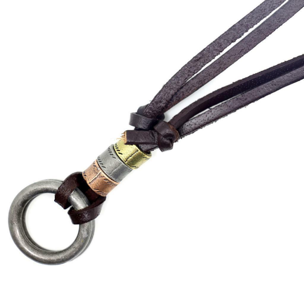 Brown Eyeglasses Sports Leather Neck Cord Eyeglasses Band Rope Necklace