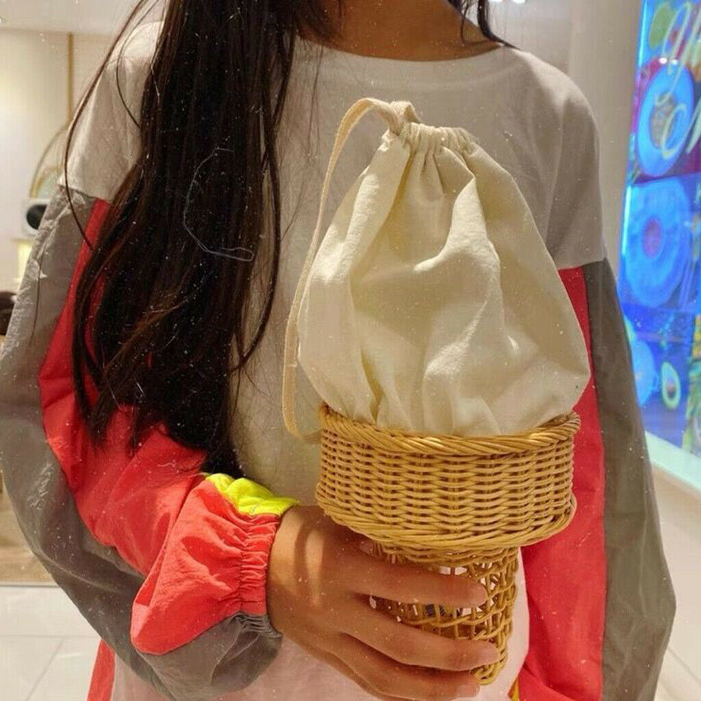 Women Straw Basket Bohemia Travel Cute Shoulder Bag Handbag Photo Props