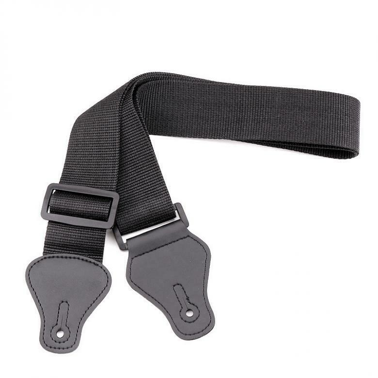 Adjustable Black Guitar Strap for Acoustic Electric Bass