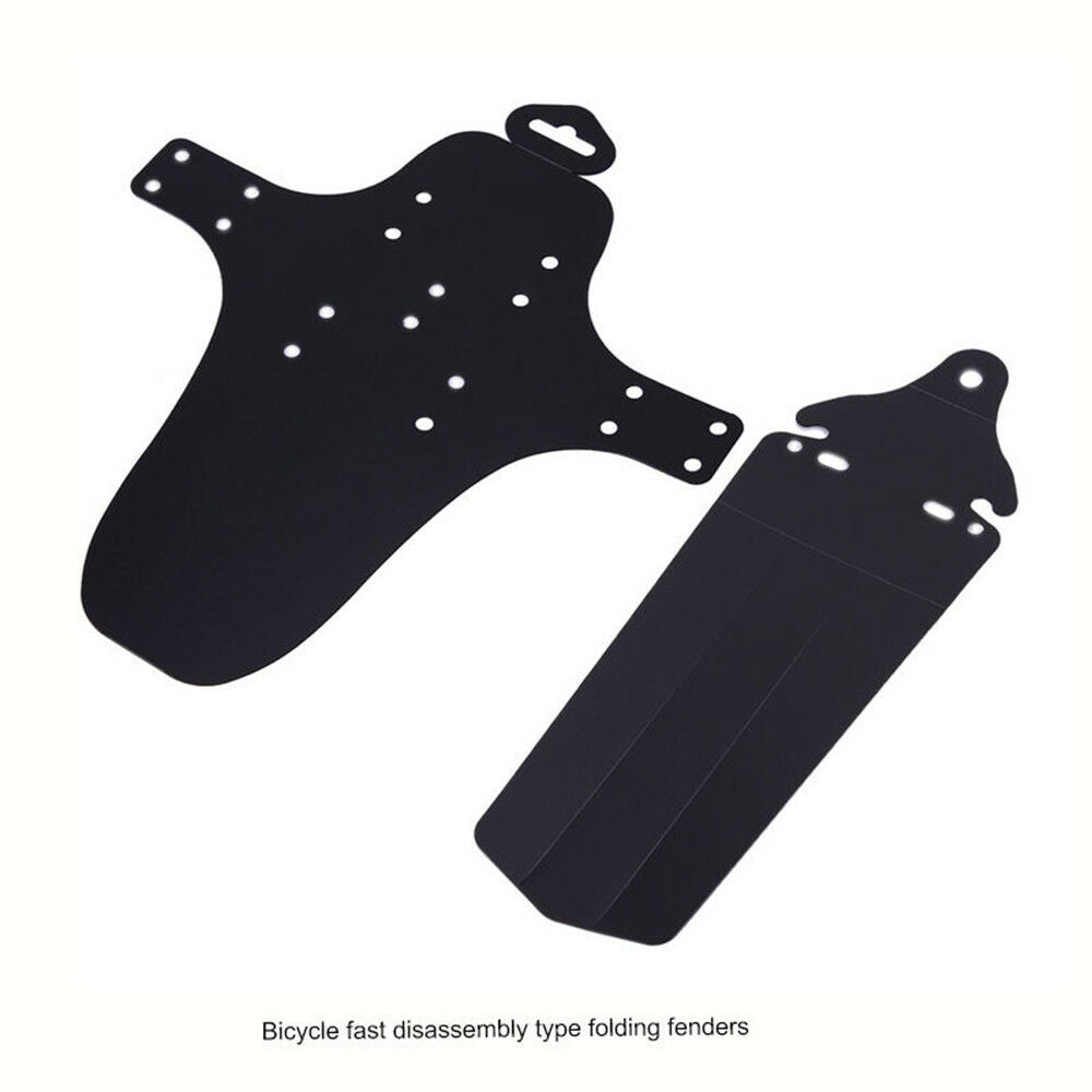Cycling MTB Mountain Bike Bicycle Front + Rear Mud Guards Mudguard Fenders ~57