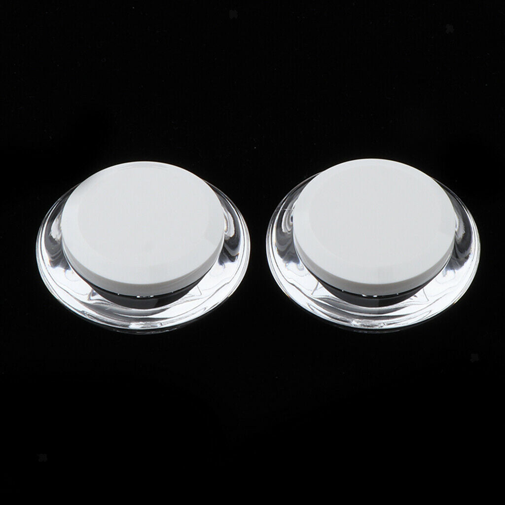 Empty Plastic Pot Jars,4pcs Cosmetic Containers for Eyshadow Makeup Nail Powder