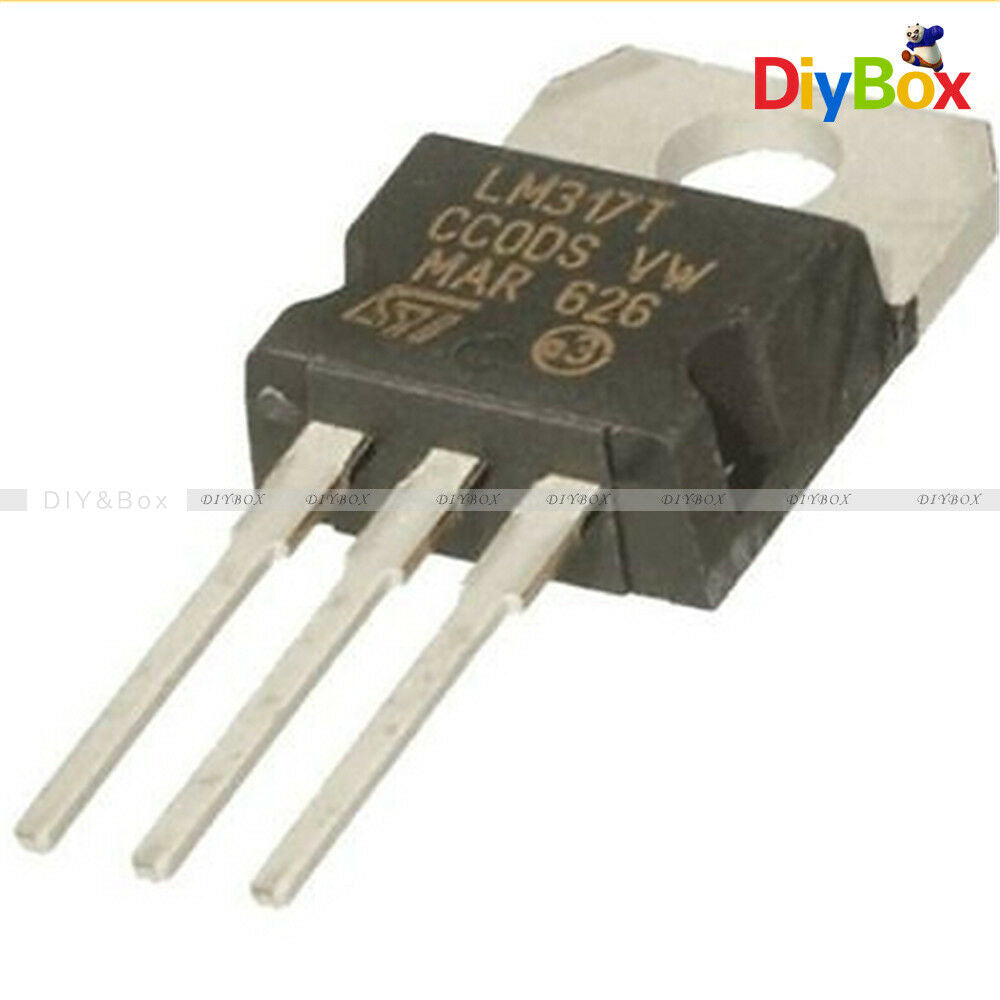 5Pcs LM317T LM317 Voltage Volt Regulator IC 1.2V to 37V 1.5