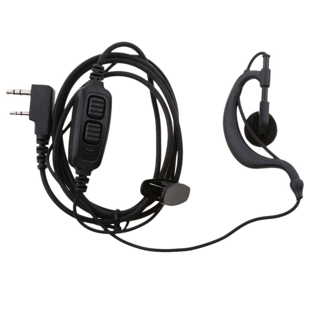 2-pin Intercom Radio Headset Earphone Mic for   BF UV-82 UV-82L UV-89