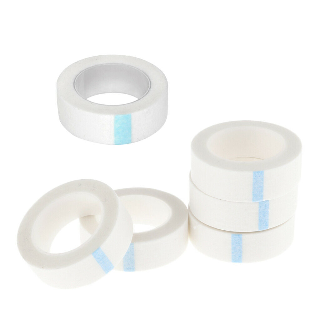 Lots 6 Disposable Fabric Eyelash Tape Under Eye Pads for Lashes Grafting