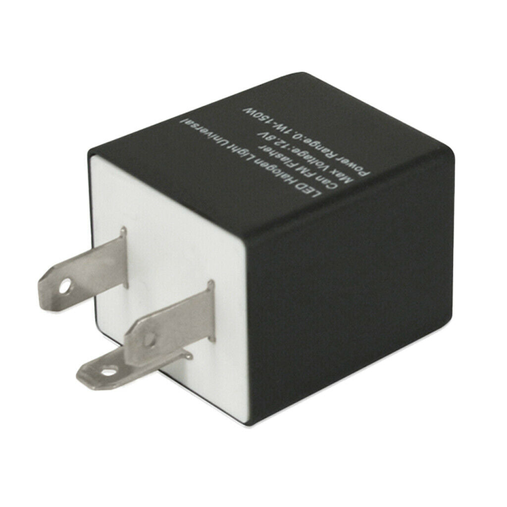 12V 24V 3 Pin Motorcycle Blinker Adjustable LED Flasher Relay Turn Signal