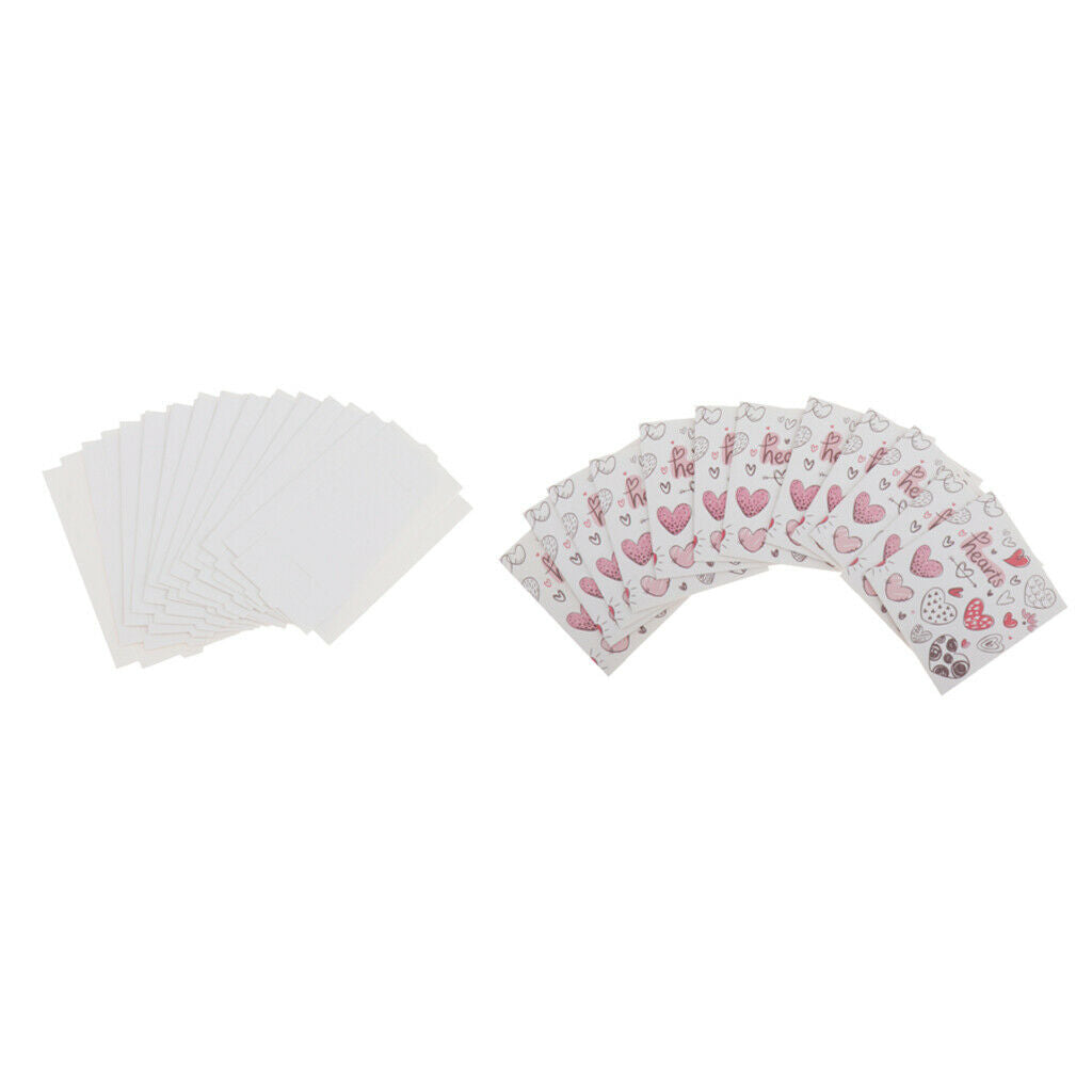 1 Pack Gift Box Handmade Box Necklace Package Paper Box Loving Heart White