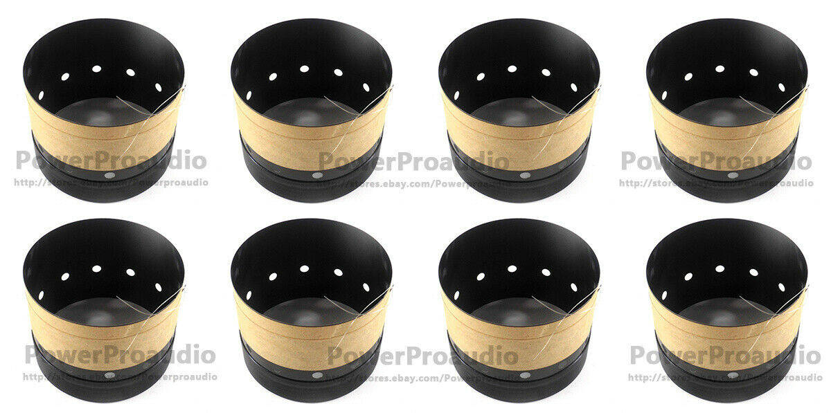 8 pcs of 76mm 3' inch black aluminous bass loudspeaker woofer speaker voice coil