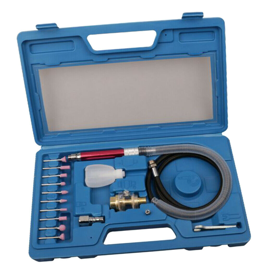 17pcs Air Micro Die Grinder Kit Air Engraving Pen Burr Rotary Engrave Tool