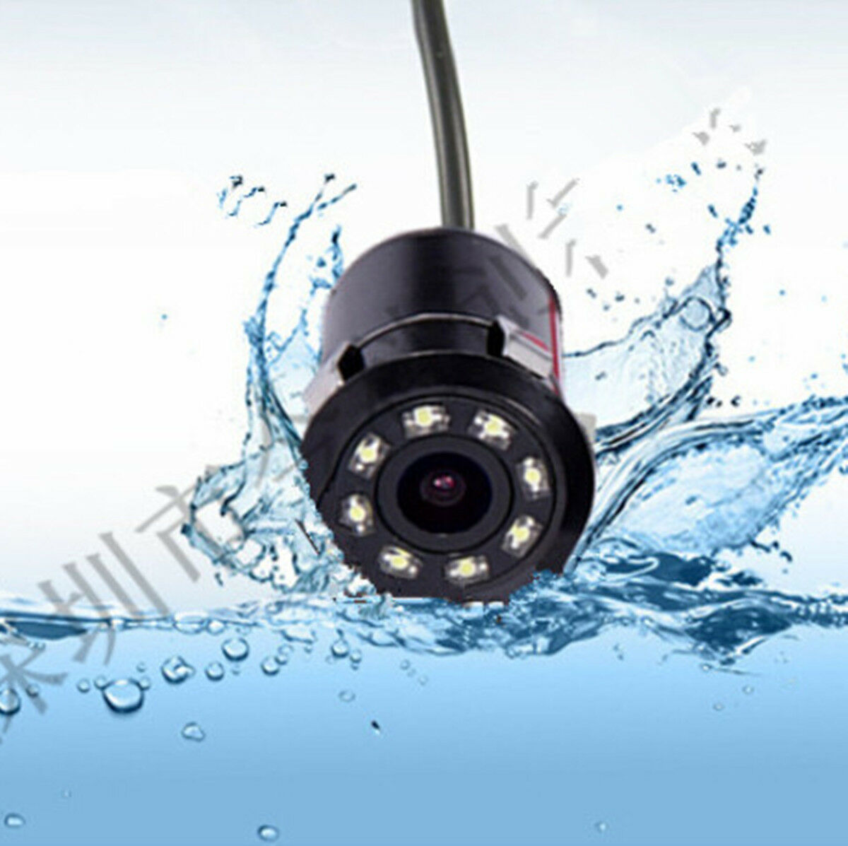 Car Rear View Backup 8LED IR Night   Camera + 4.3" Foldable Display Monitor