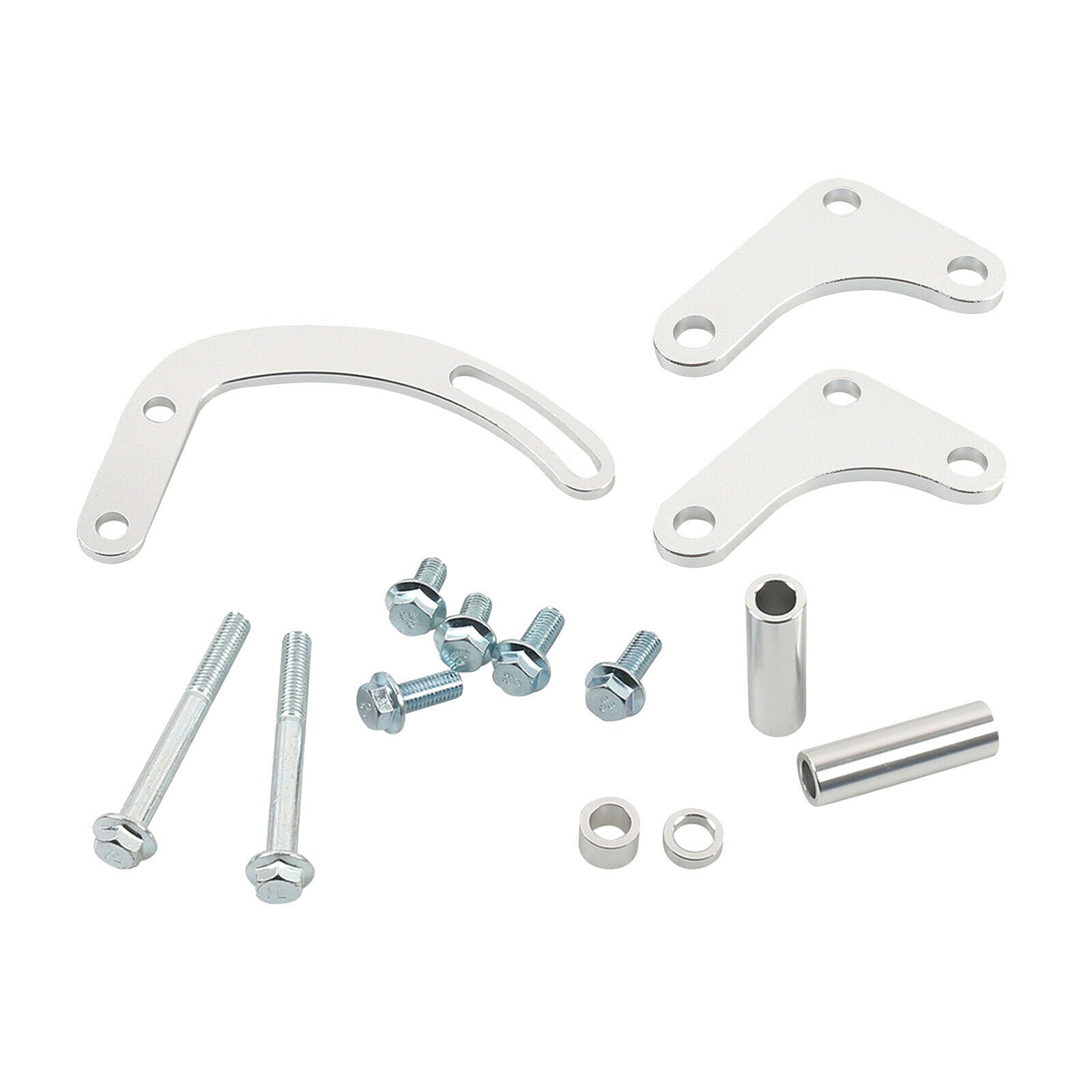 1 Set Adjustable BBC Power Steering Pump Bracket Engine Serpentine Bracket