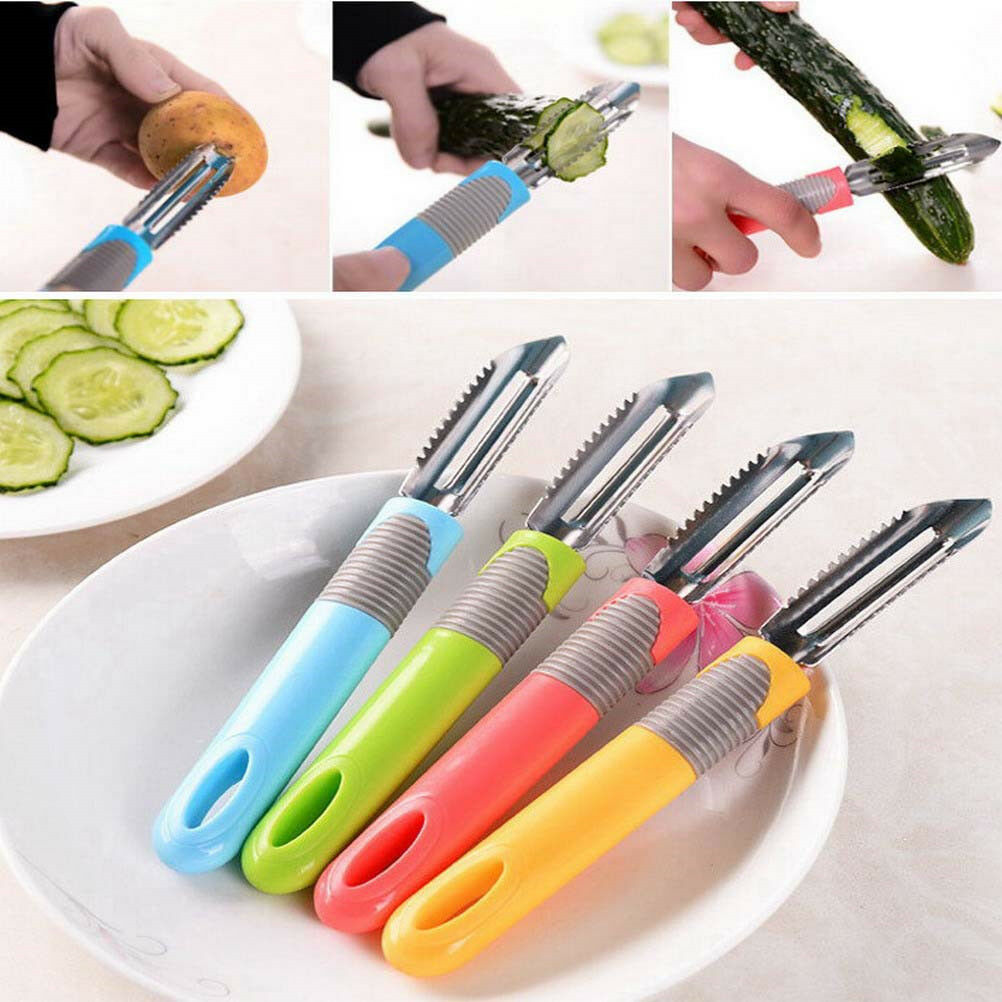Peeler Fruit Slices Potatoes  Fish Scales Peeling Multifunctional ToolsjW.l8
