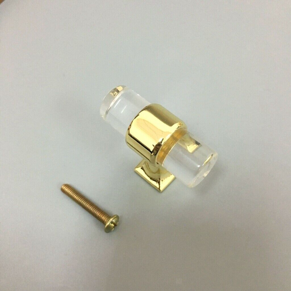 Acrylic T-handle cabinet handle drawer handles pull knob for cabinet door 40mm