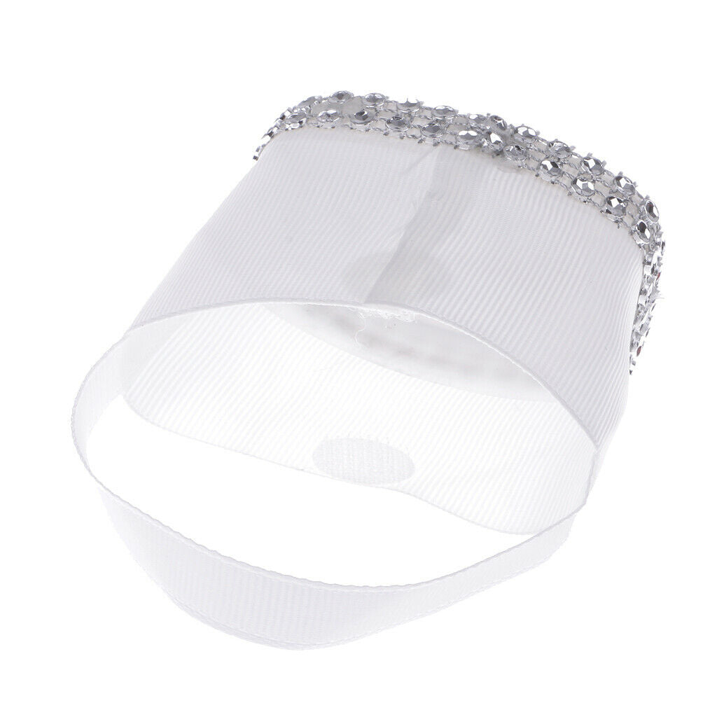 12pcs White Shiny Small Sweets Candy Bags with Handle Wedding Party Favor