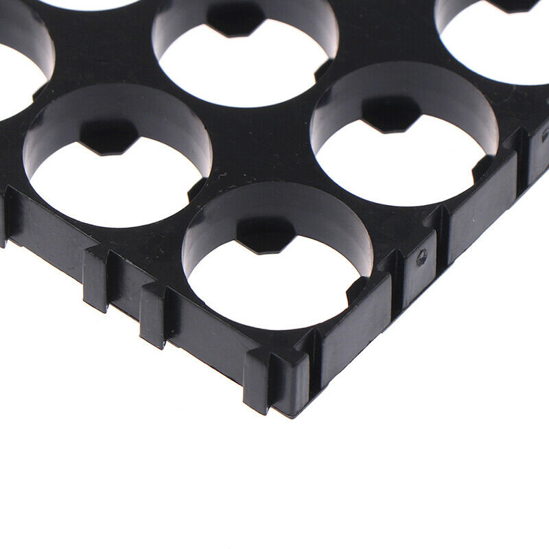 5Pcs 4X5 Black Cell 18650 Plastic Spacer Frame Radiating Holder Bracket S.l8
