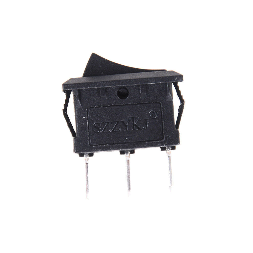 3Pcs 6A/250VAC 10A/125VAC Neon Light Illuminated On/Off SPST Rocker Switc.l8