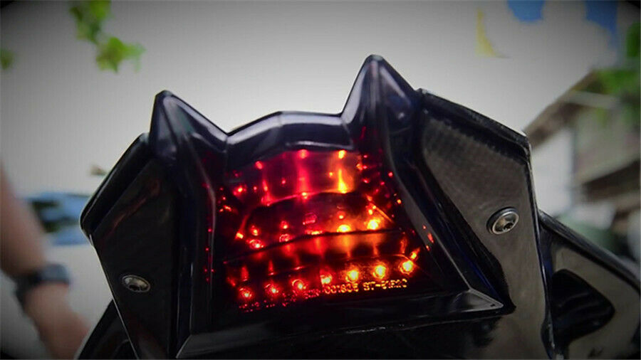 Taillight Black Integrated Turn Signal LED Tail Light For BMW S1000RR HP4 S1000R
