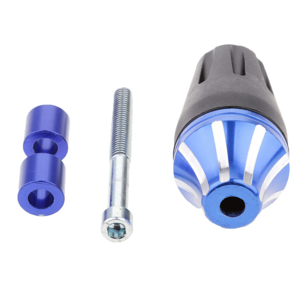 Black & Blue Motorcycle CNC Anti Crash Falling Protectors Frame Slider