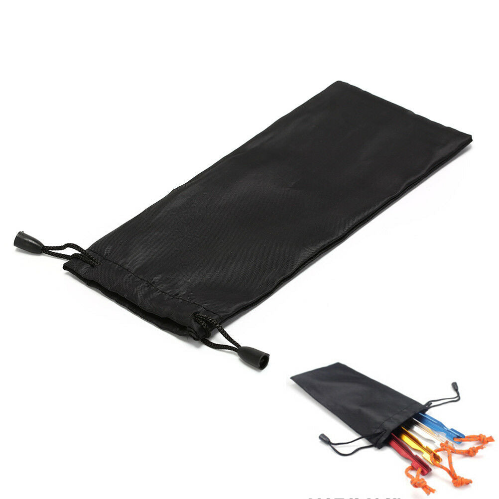 21cm Tent Peg Nails Stake Storage Bag Outdoor Camping Tent Peg Nail Organ.l8