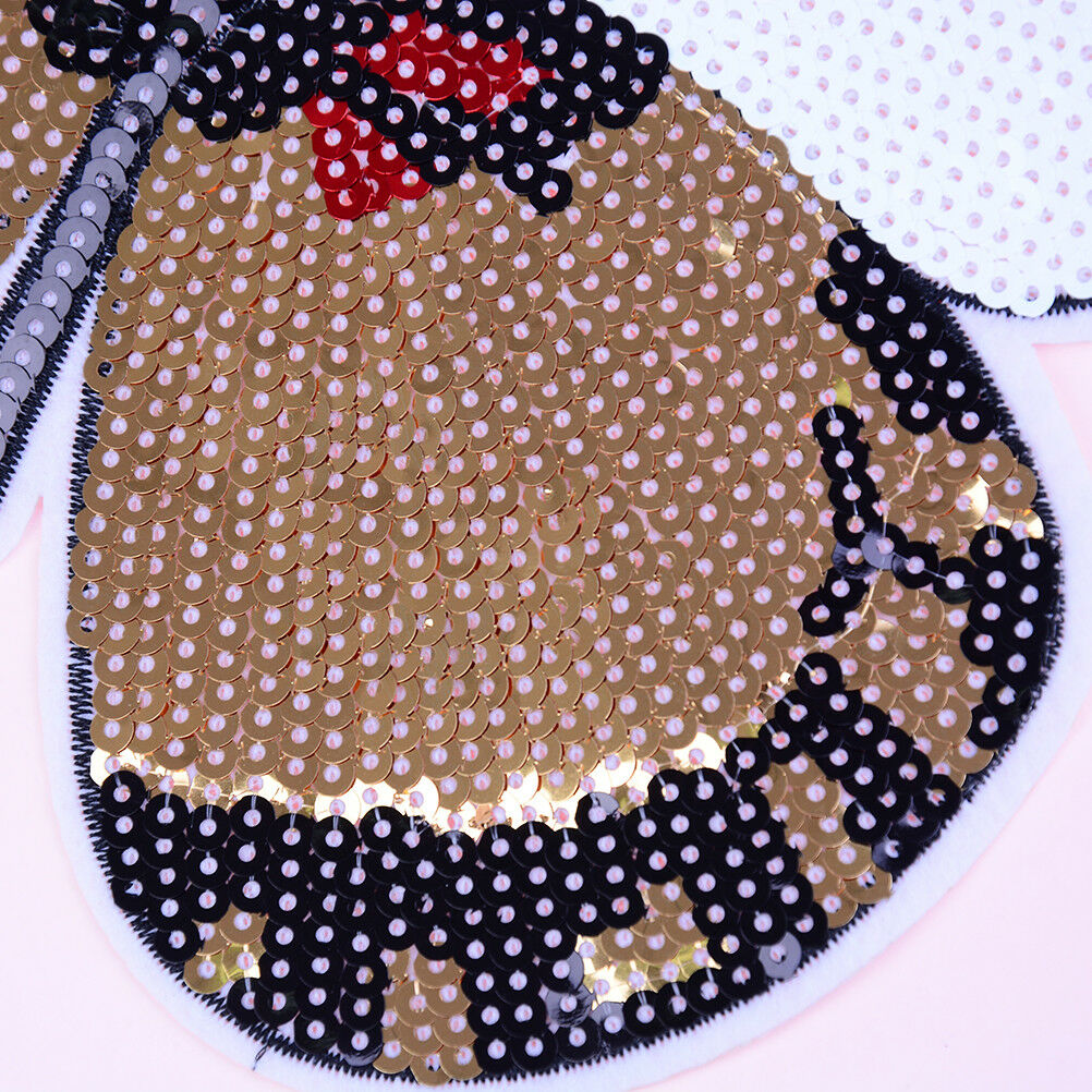 1pc butterfly reversible sequined sew on patches for clothes handmade di.l8