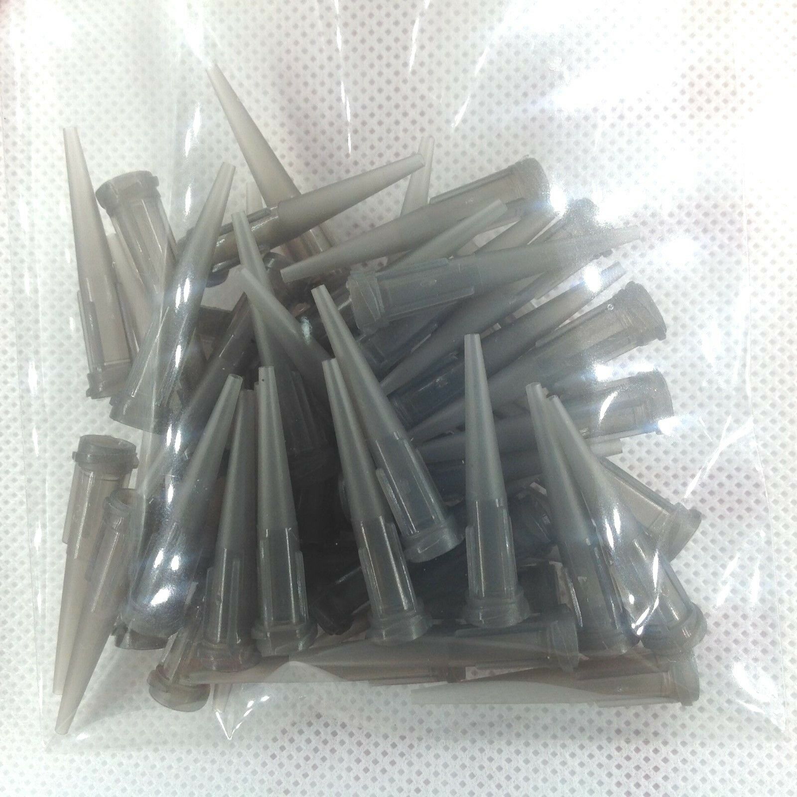 50pcs 16Ga TT Blunt Liquid Glue Dispensing Needle Plastic Tapered Tip