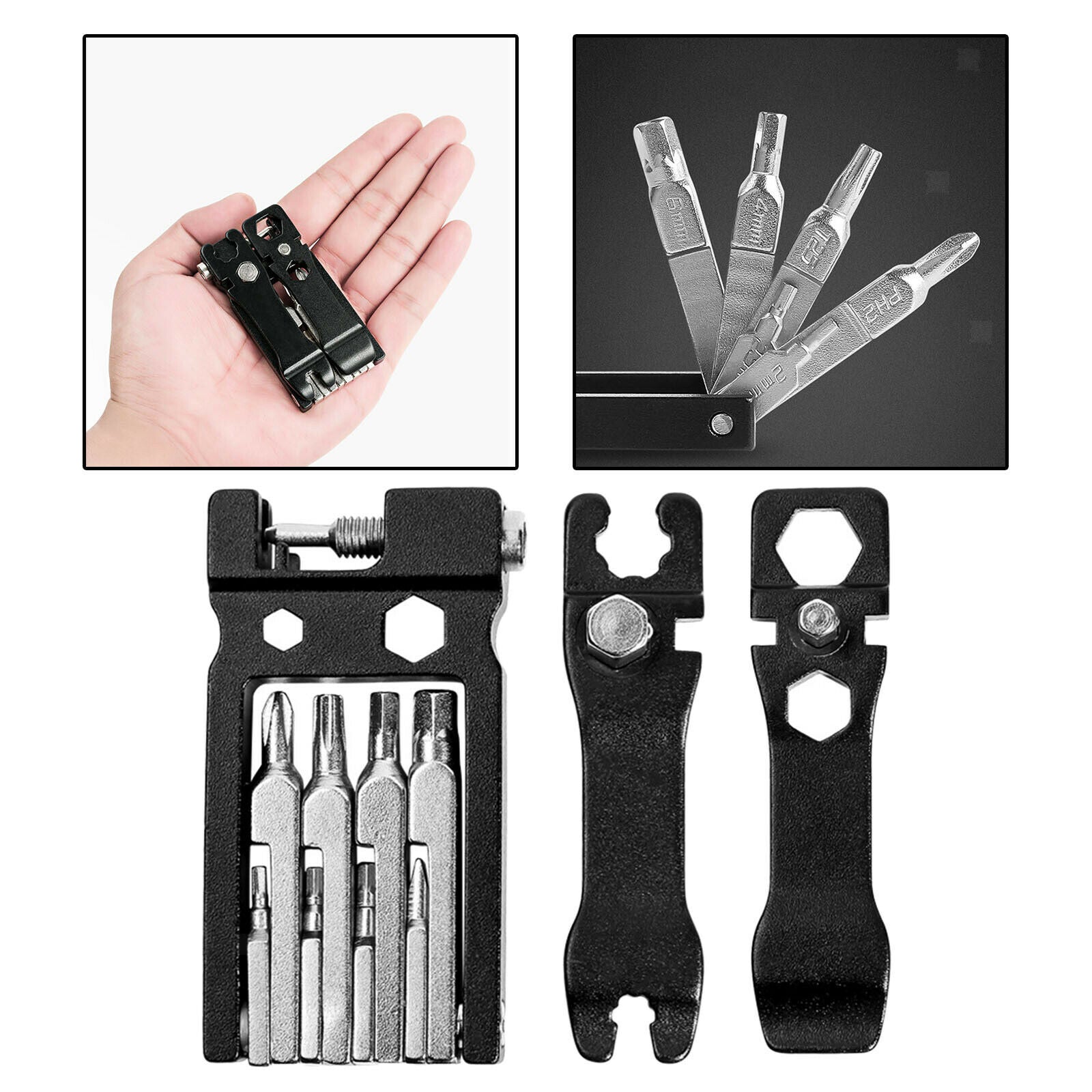 20 In1 Bicycle Spoke Wrench Disc Brake Alignment Truing Wrench Cycle Tool
