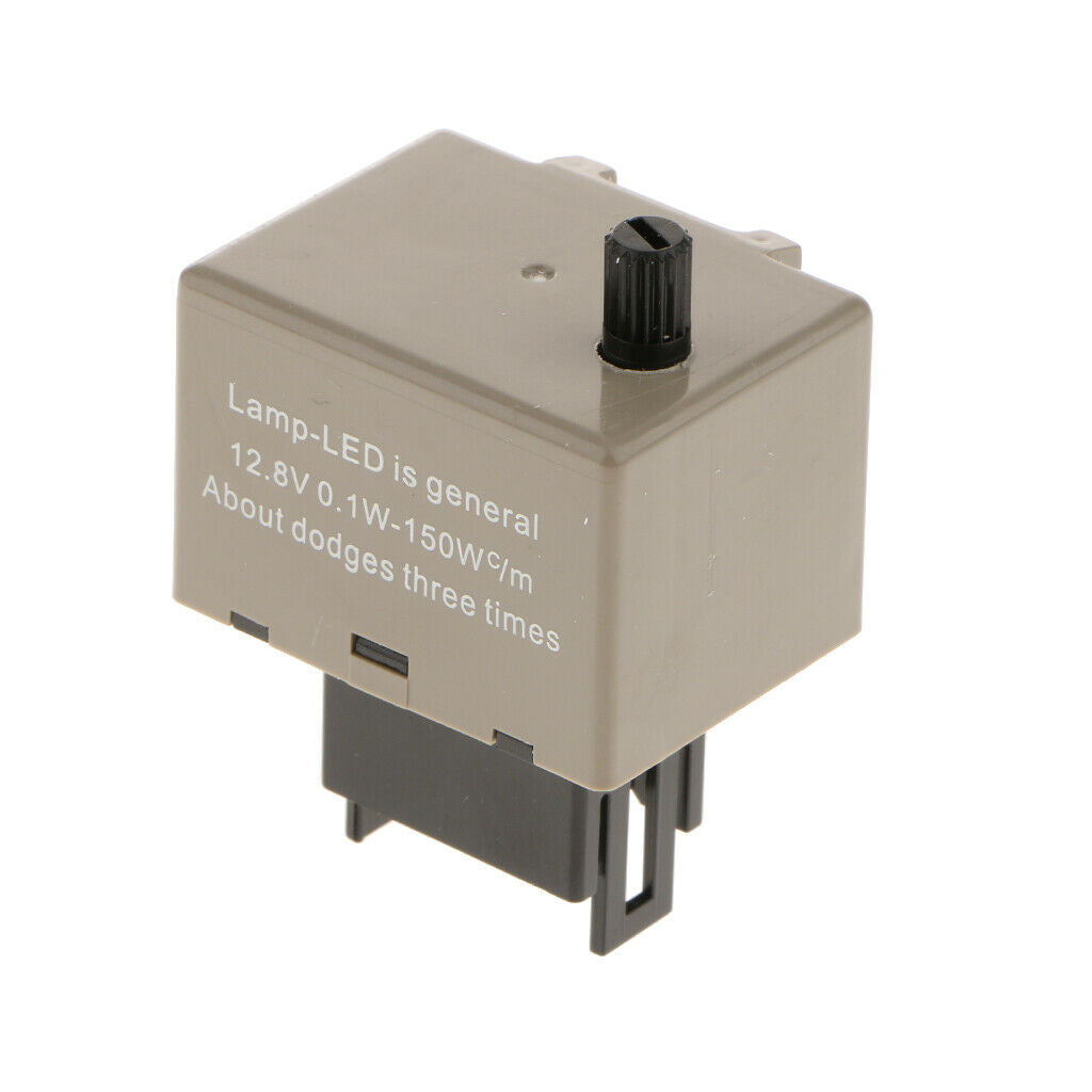 Replacement 8 Pin Adjustable LED Flasher Relay For Turn Signal Blinker Light