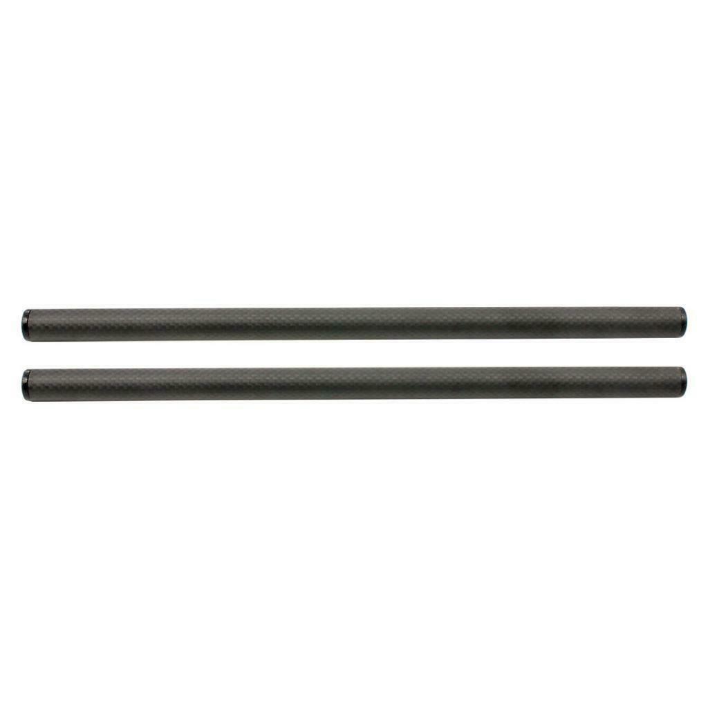 2pcs 30cm 12inch 15mm Carbon Fiber Rod for 15mm Rail DSLR Rig Support System